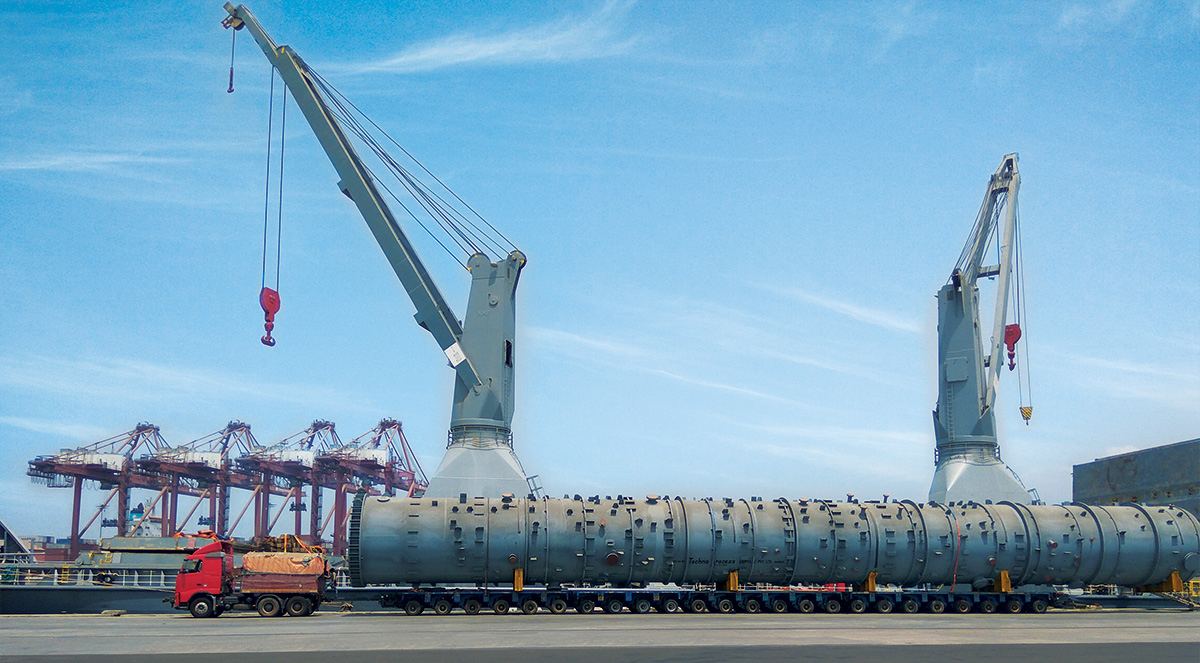 FEEDING ODC PACKAGE UNDER HOOK @JNPT