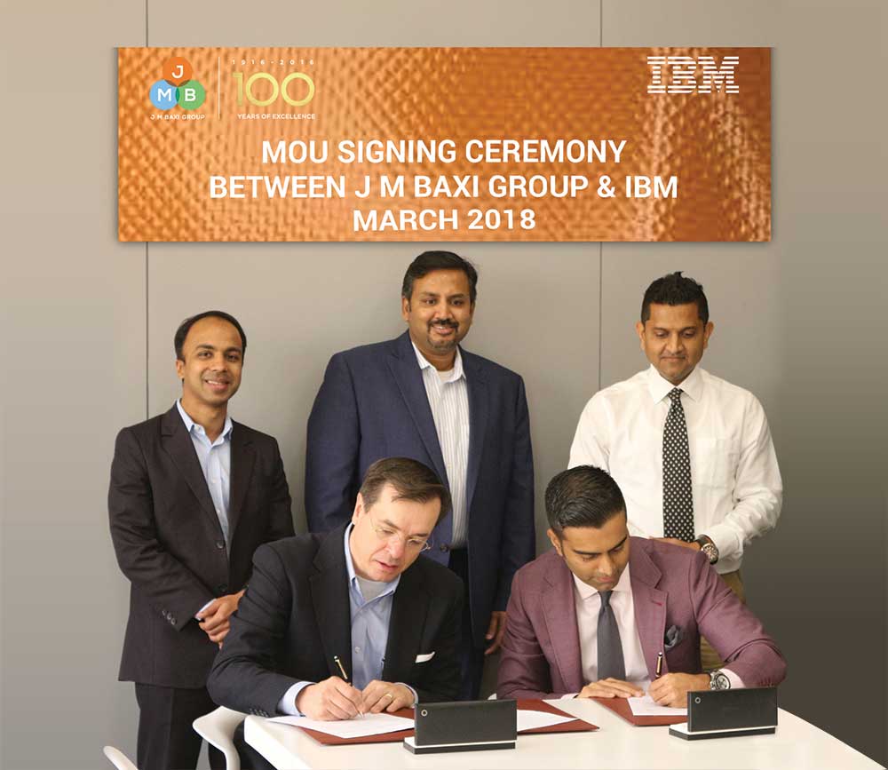 signing ceremany between jmbaxi and ibm