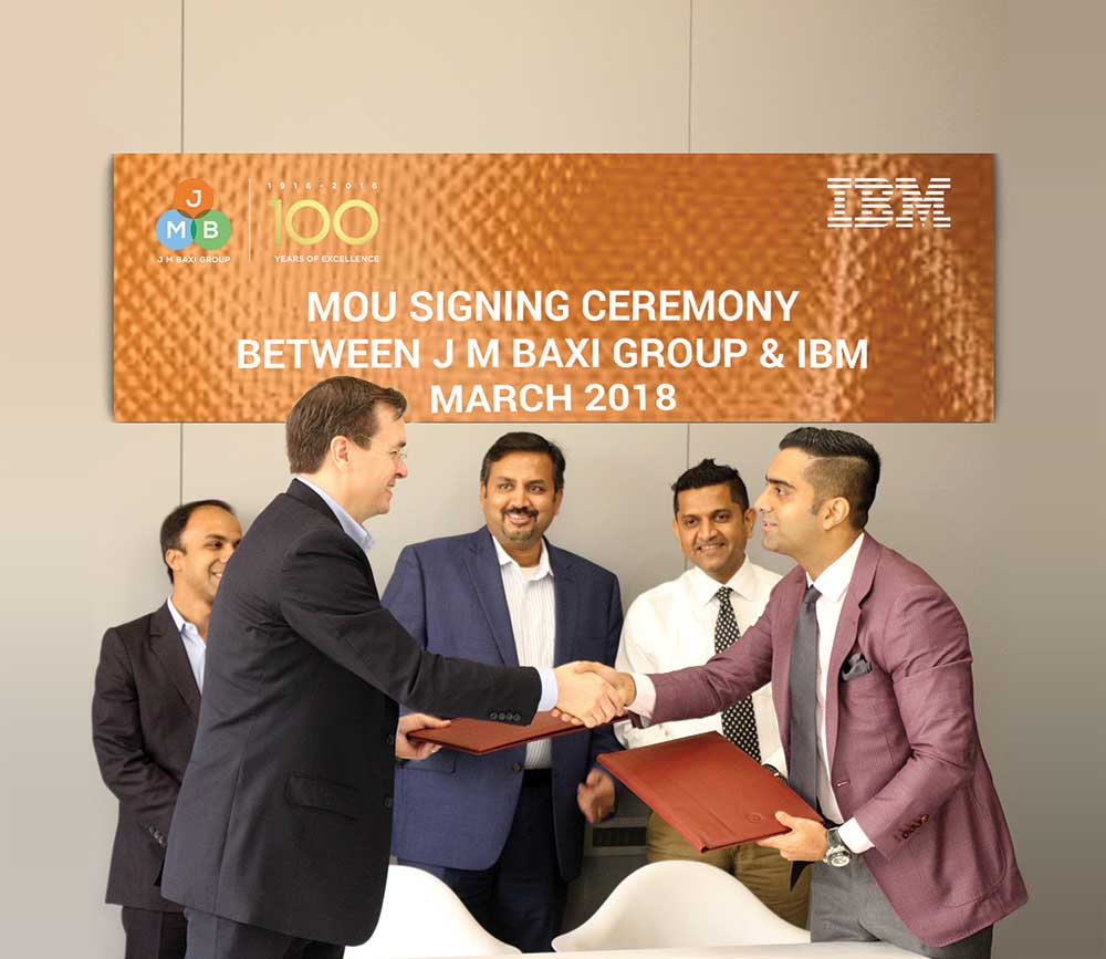 signing ceremany between jmbaxi and ibm