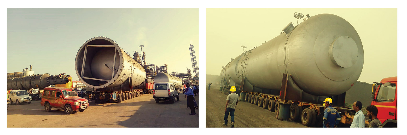 PUNJ LLOYD MOVEMENT OF FLARE VESSELS TO IOCL HALDIA